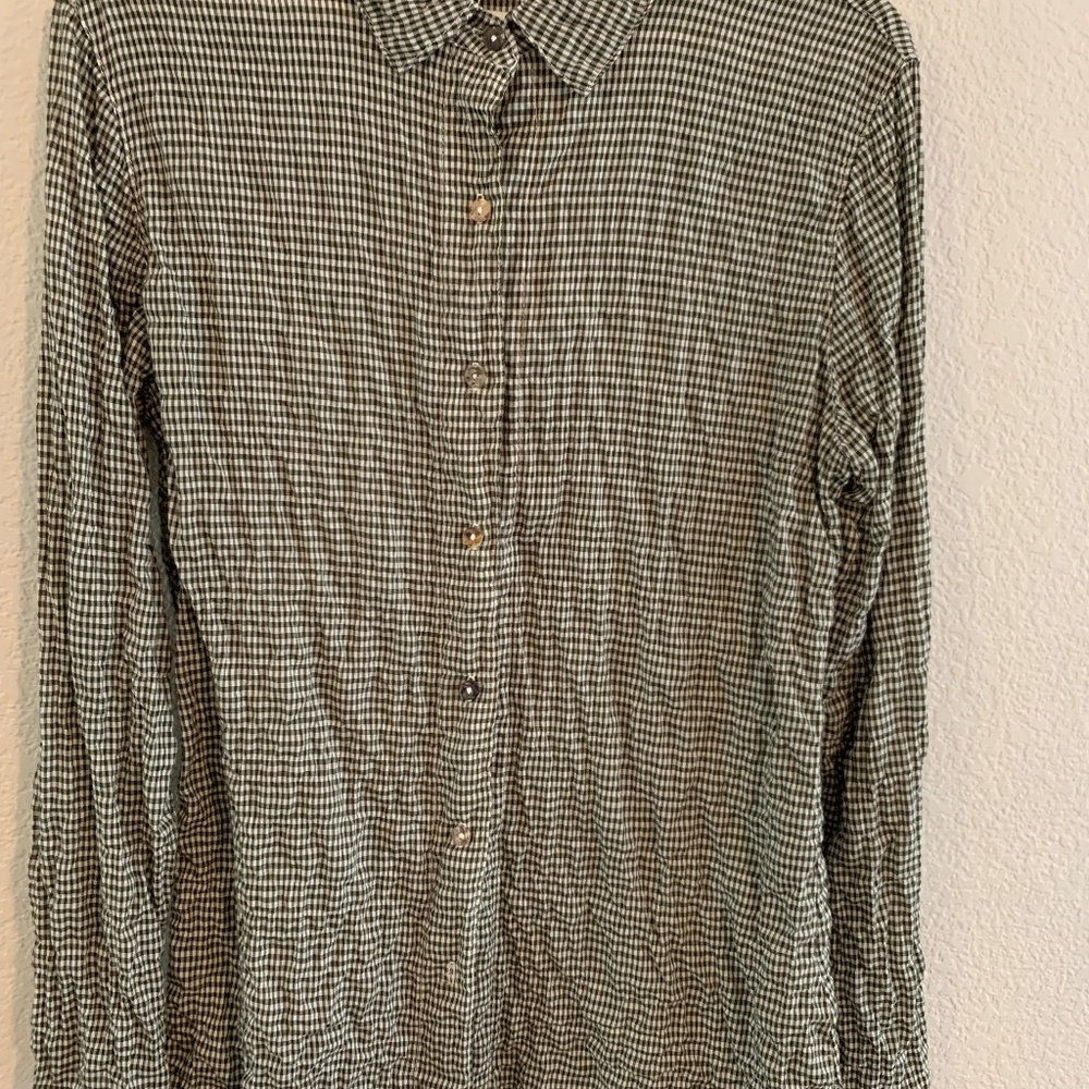 Cut Loose checked cotton shirt